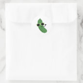 Sticker Rond Cool Pickle (Sac)