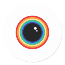Cool Rainbow Eyeball