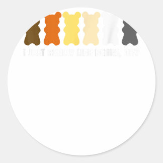 Sticker Rond Cool Rainbow Gay Bear Tee Funny 2019 Mens Gay Prid