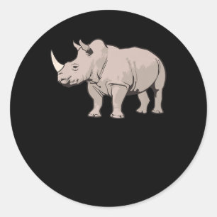 Sticker Rond Cool Rhino Premium