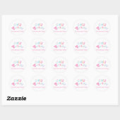 Sticker Rond Cool Texte Filles Week-end Bachelorette Party (Feuille)