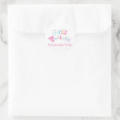 Sticker Rond Cool Texte Filles Week-end Bachelorette Party (Sac)