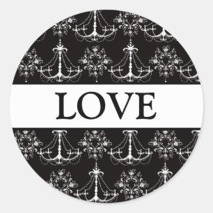 Sticker Rond Coordonner les scellés d'enveloppe des chandeliers