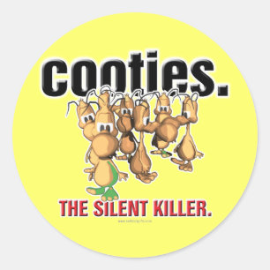 Sticker Rond Cooties...