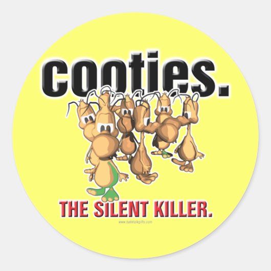 Sticker Rond Cooties... (Devant)