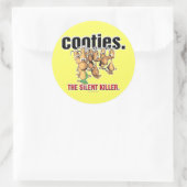 Sticker Rond Cooties... (Sac)