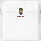 Sticker Rond Cop (Sac)