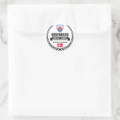 Sticker Rond Copenhague (Sac)