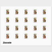 Sticker Rond Copie Dane (Feuille)