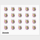 Sticker Rond Copie de Beautiful Thani Thaïlande (Feuille)