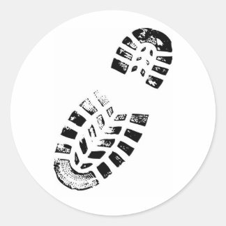 Sticker Rond copie de botte