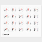 Sticker Rond Copie de EASYART PICS KOI 713 (Feuille)