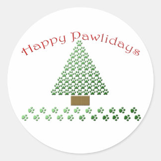 Sticker Rond copie heureuse de pawlidays1