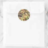 Sticker Rond Coq de bois sur le nid (Sac)