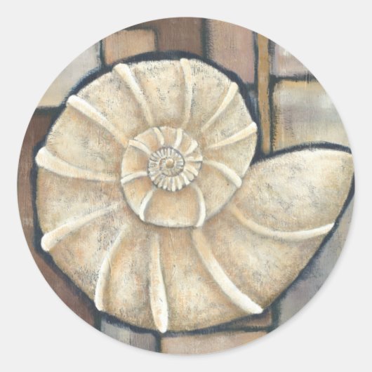 Sticker Rond Coque d'Abalone (Devant)