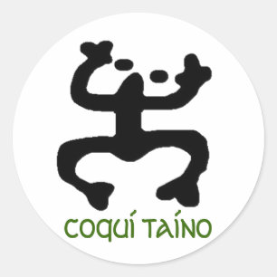 Sticker Rond Coqui Taino Stikers