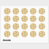 Sticker Rond Coquillage (Feuille)