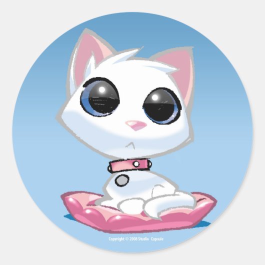 Sticker Rond Coquille d'oeufs (Devant)