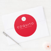 Sticker rond Coquito Business Classic (Enveloppe)