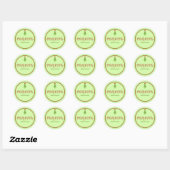 Sticker Rond Coquito Portoricain (Feuille)