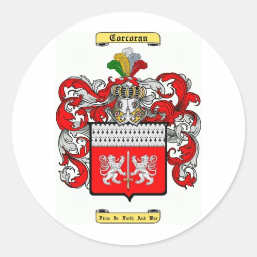 Sticker Rond corcoran (Devant)