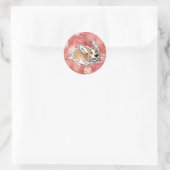 Sticker Rond Corgi (Sac)