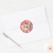 Sticker Rond Corgi (Enveloppe)