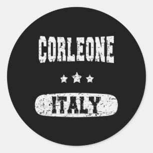 Sticker Rond Corleone Italie