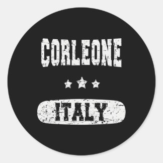 Sticker Rond Corleone Italie