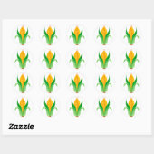 Sticker Rond Corn (Feuille)
