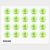 Sticker Rond Corn Fed (Feuille)