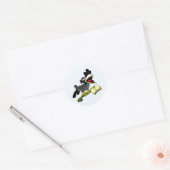 Sticker Rond Corneille de Crolinda (Enveloppe)