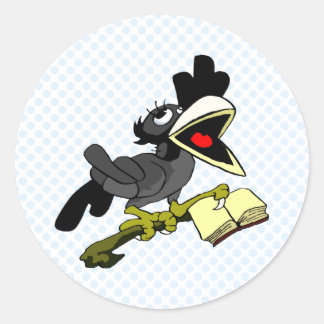 Sticker Rond Corneille de Crolinda