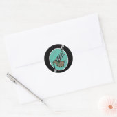 Sticker Rond cornemuse (Enveloppe)