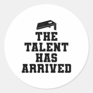 Sticker Rond Cornhole Bean Bag Toe extérieur pelouse jeu