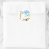 Sticker Rond Corps dit (Sac)