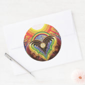 Sticker Rond Corps d'Peeling (Enveloppe)