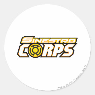 Sticker Rond Corps Sinestro