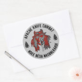 Sticker Rond Correctif Apache Knife®™ 🇺 🇸 Apache Knife (Enveloppe)