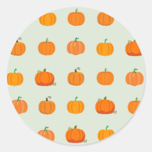 Sticker Rond Correctif citrouille