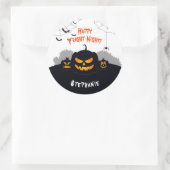 Sticker Rond Correctif Citrouille inactif (Sac)