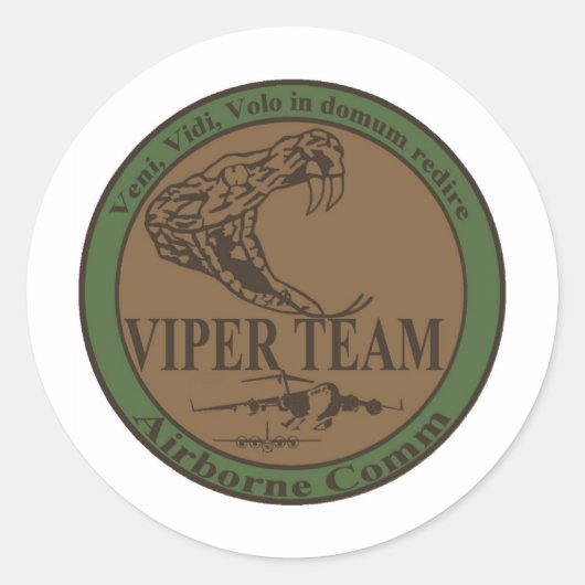 Sticker Rond Correctif de l'équipe Viper (Devant)