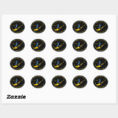Sticker Rond Correctif de mission STS-127 (Feuille)