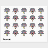 Sticker Rond Correctif HARRIER (Feuille)