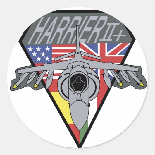 Sticker Rond Correctif HARRIER (Devant)