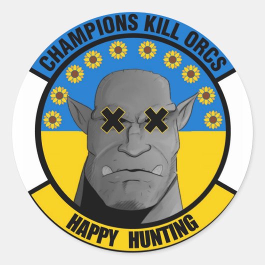 Sticker Rond Correctif moral v3 (Devant)