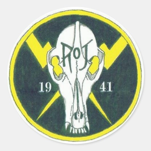 Sticker Rond Correctif ROJ modifié (Devant)