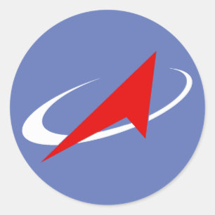 Sticker Rond Correction de vol de Roscosmos