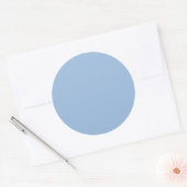 Sticker Rond Correspondance couleur moderne bleu Atlantique (Enveloppe)