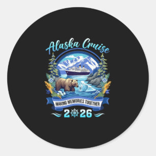 Sticker Rond Correspondance Famille Amis Et Groupe Alaskan Alas